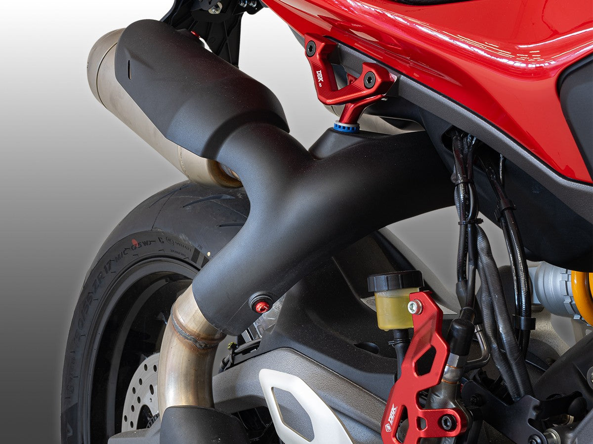 KVT115 Panigale V2 MY 2025 Exhaust Mufflers Covers Screws Kit
