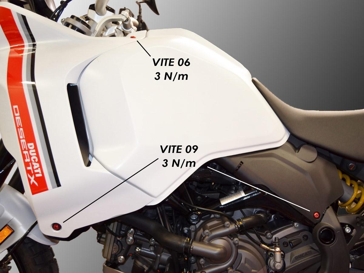 KVT31 - DESERTX KIT SCREWS FRAME FAIRING