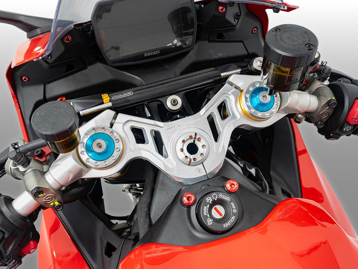 PSS11 - PANIGALE V2 MY 2025 UPPER STEERING PLATE GP EDITION