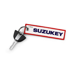 Set 2 Adesivi Rifrangenti SUZUKI – Bianco Riflettente 5.9″ X 0.9″ – Made In France - Foto 4