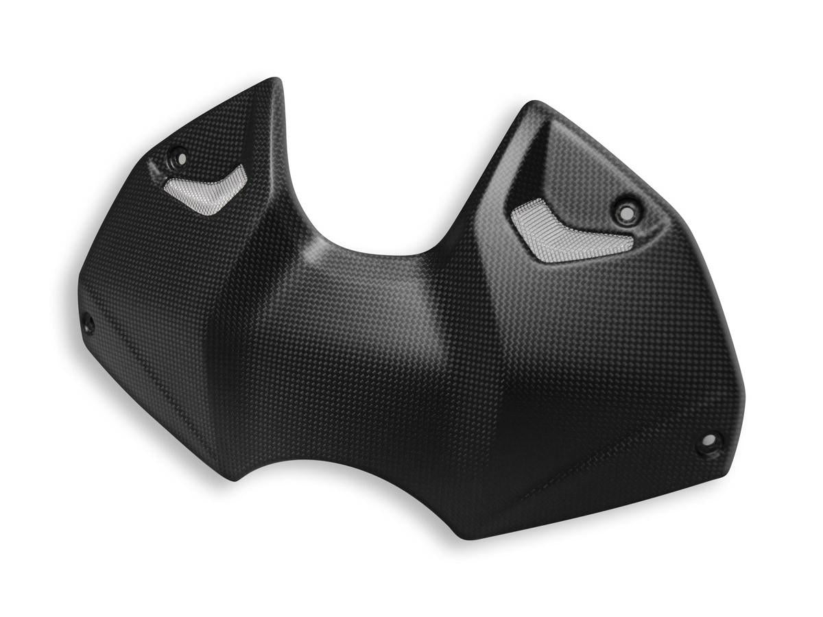 CRB132O - MATT CARBON TANK COVER SF V4/S MY23 (OEM)