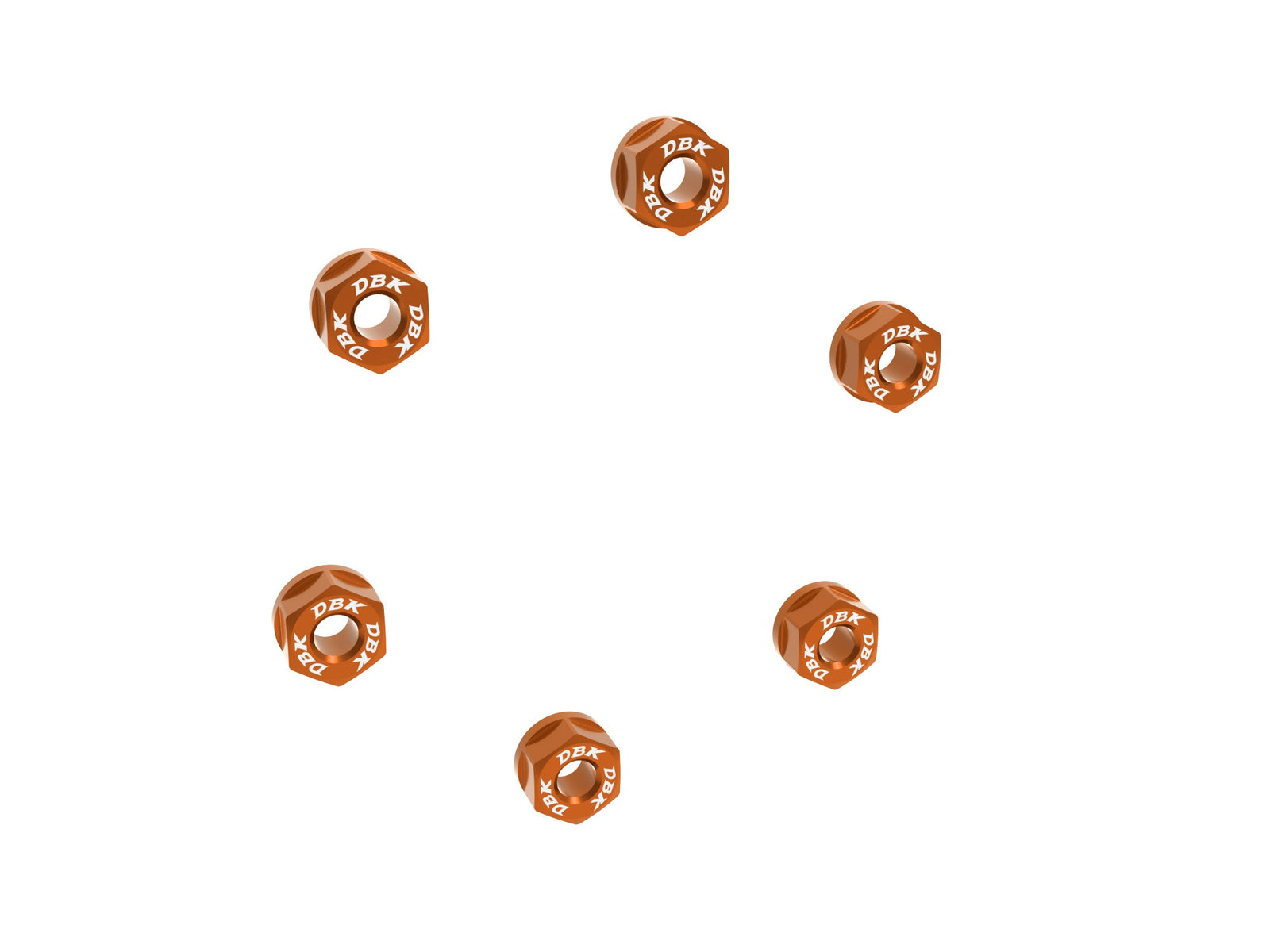 6DSB04 - NUTS SET REAR SPROCKET CARRIER M8x1.25