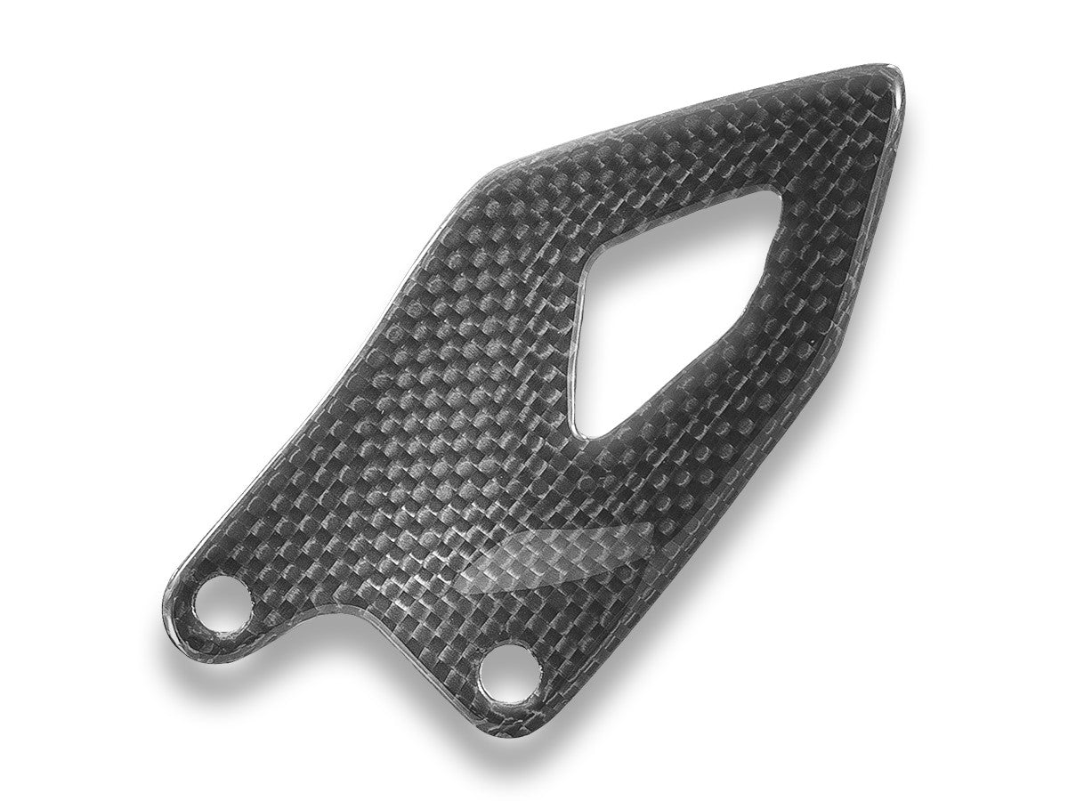 CRB216L - PANIGALE V4 2025 GLOSSY CARBON HEEL GUARDS