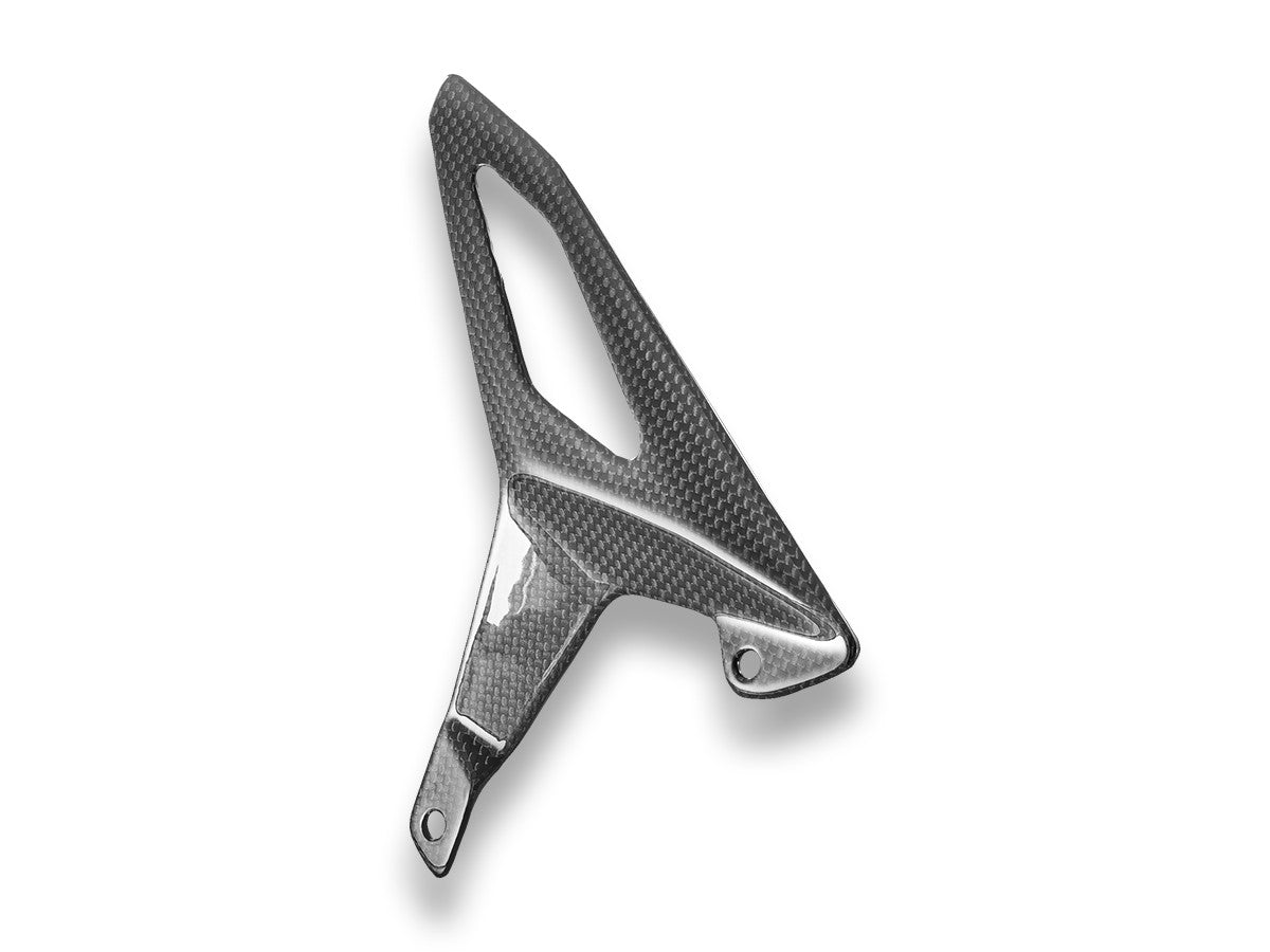 CRB270L Streetfighter V4 MY2025 Glossy Carbon Heel Guards