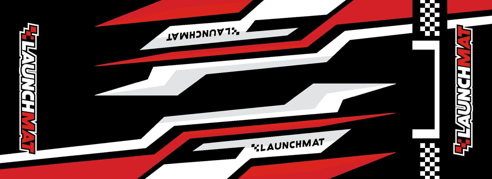 Carpeted Motorcycle Mats (Lightning Design)