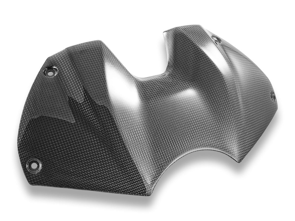 CRB129L Panigale V4 Glossy Carbon Tank Cover