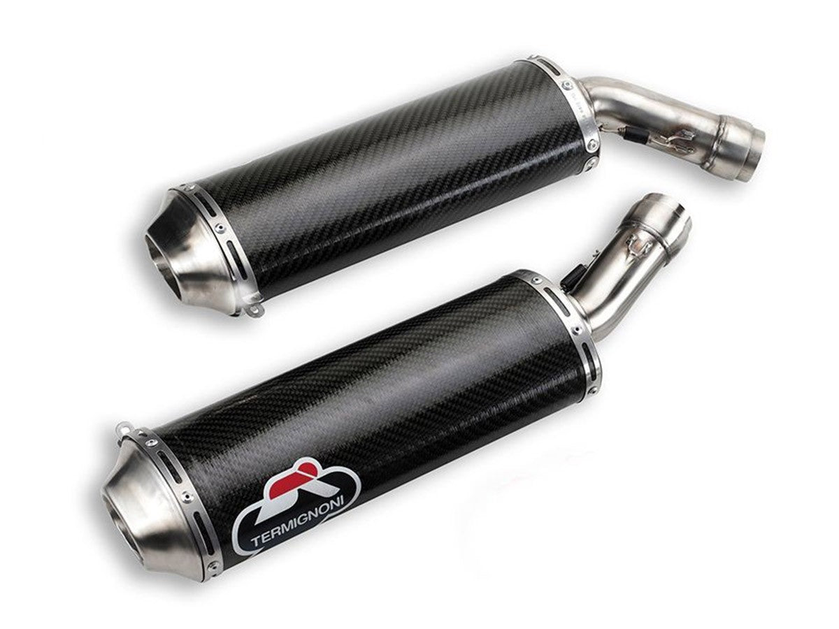 017CR Termignoni Ducati 848-1098-1198 Carbon Racing Silencers