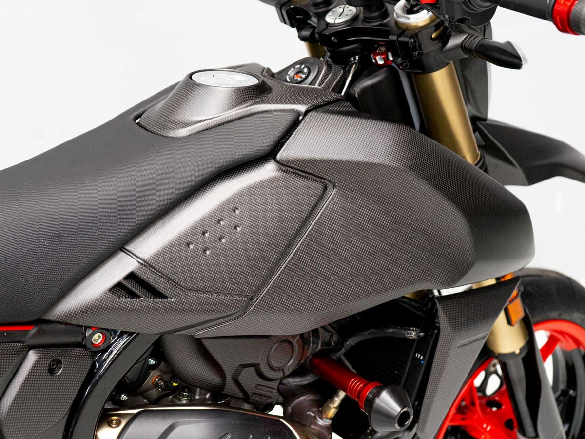 Ducabike DBK Ducati Hypermotard 698 Mono Matt Carbon Tank Side Covers