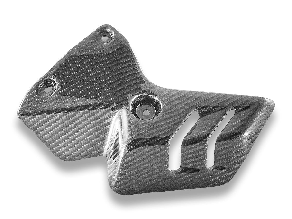 Ducabike DBK Ducati XDIAVEL V4 Left Exhaust Cover Glossy Carbon
