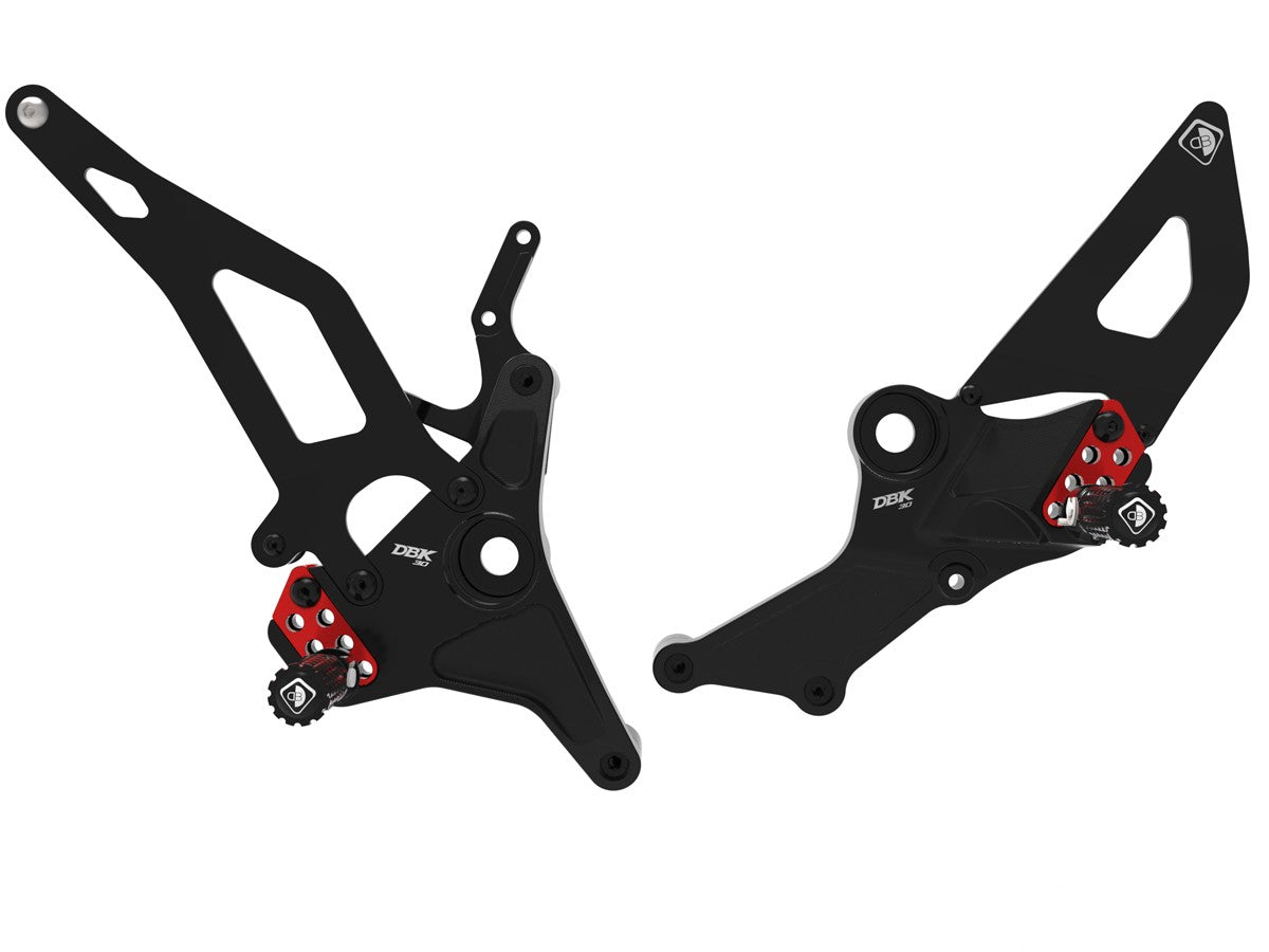 Ducabike DBK Adjustable Single-Seat Footpegs For Monster V2