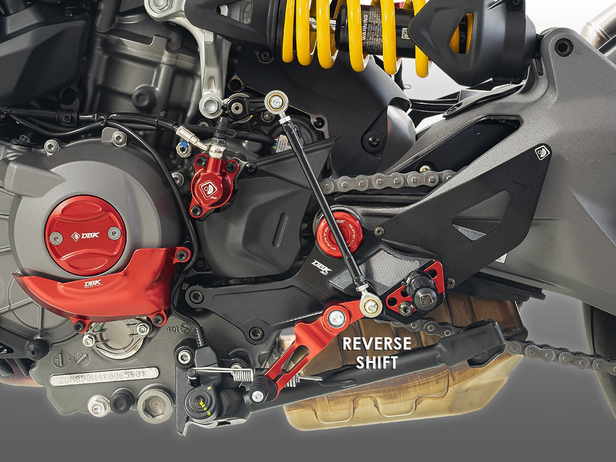 Ducabike DBK Adjustable Single-Seat Footpegs For Monster V2