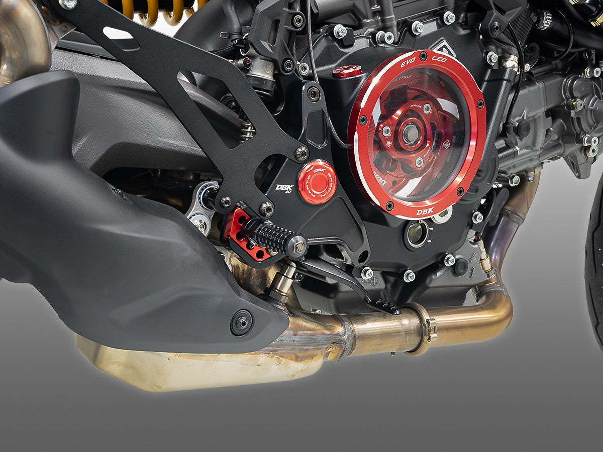 Ducabike DBK Adjustable Single-Seat Footpegs For Monster V2