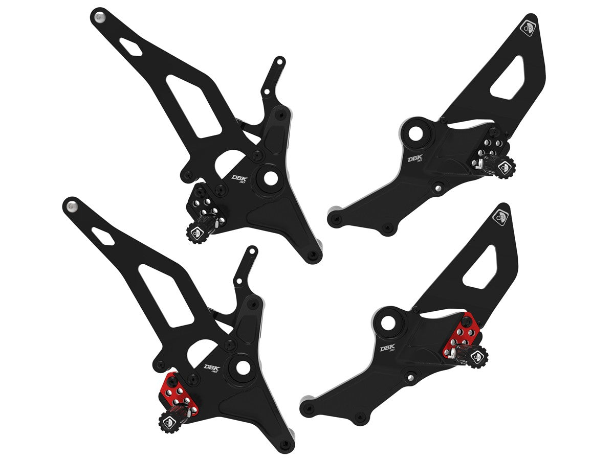 Ducabike DBK Adjustable Single-Seat Footpegs For Monster V2