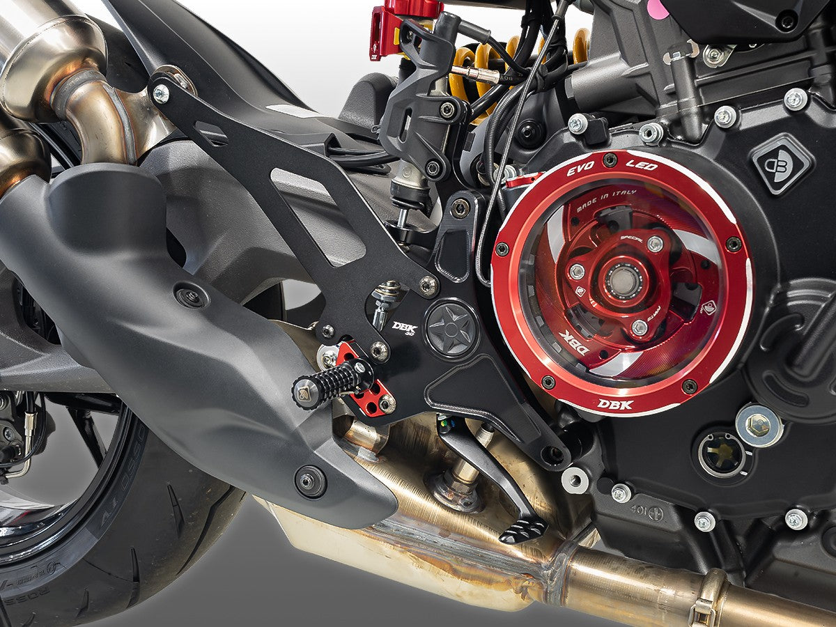 Ducabike DBK Adjustable Single-Seat Footpegs For Monster V2
