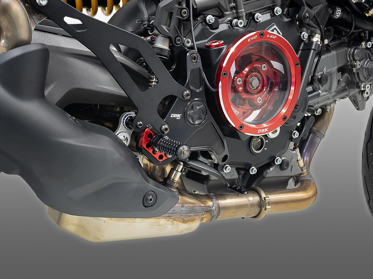 Ducabike DBK Adjustable Single-Seat Footpegs For Monster V2