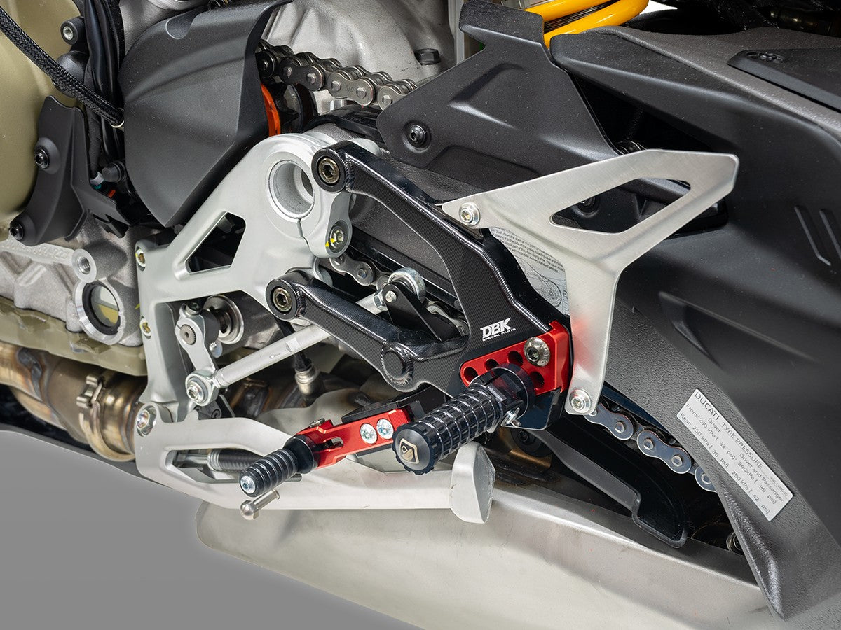 Ducabike DBK Ducati Streetfighter V4 2025 Adjustable Rearsets