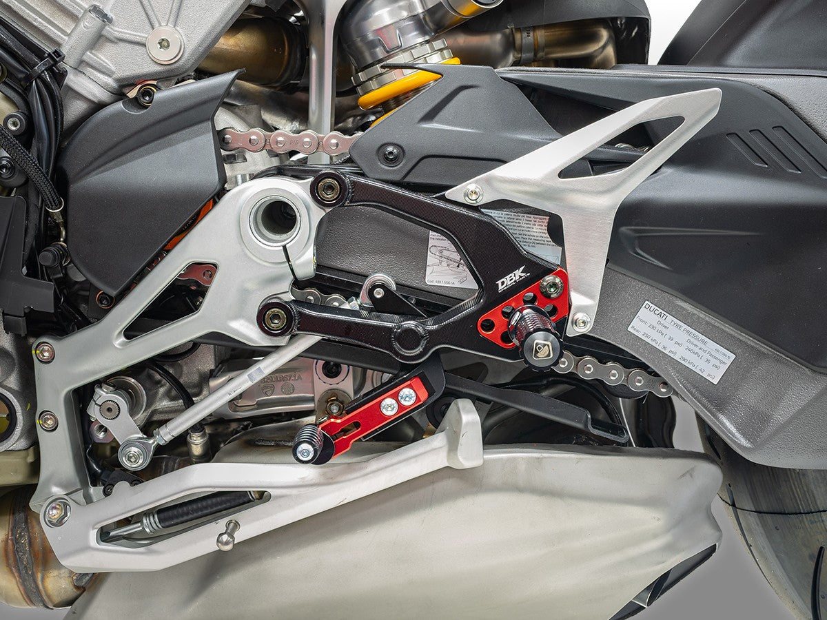 Ducabike DBK Ducati Streetfighter V4 2025 Adjustable Rearsets