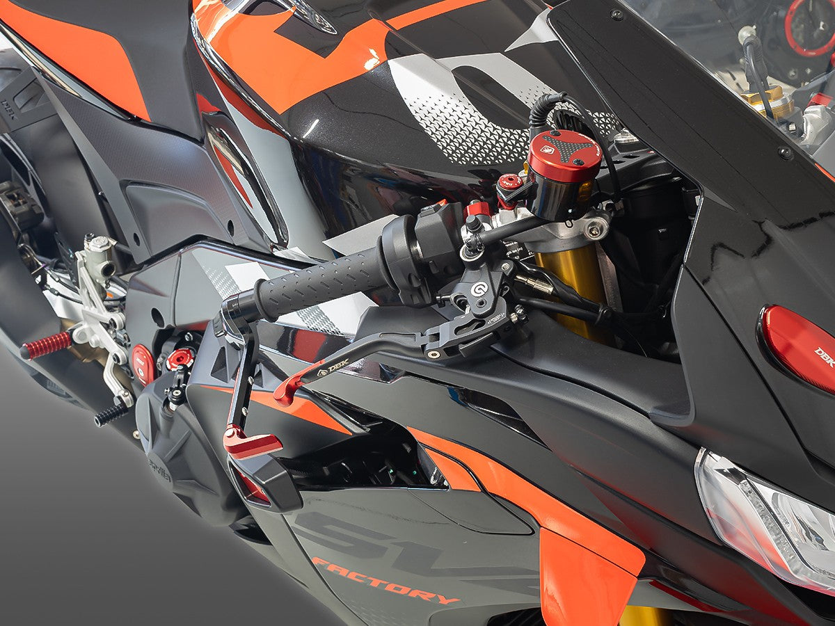 EVO Adjustable Brake & Clutch Lever Kit For Aprilia