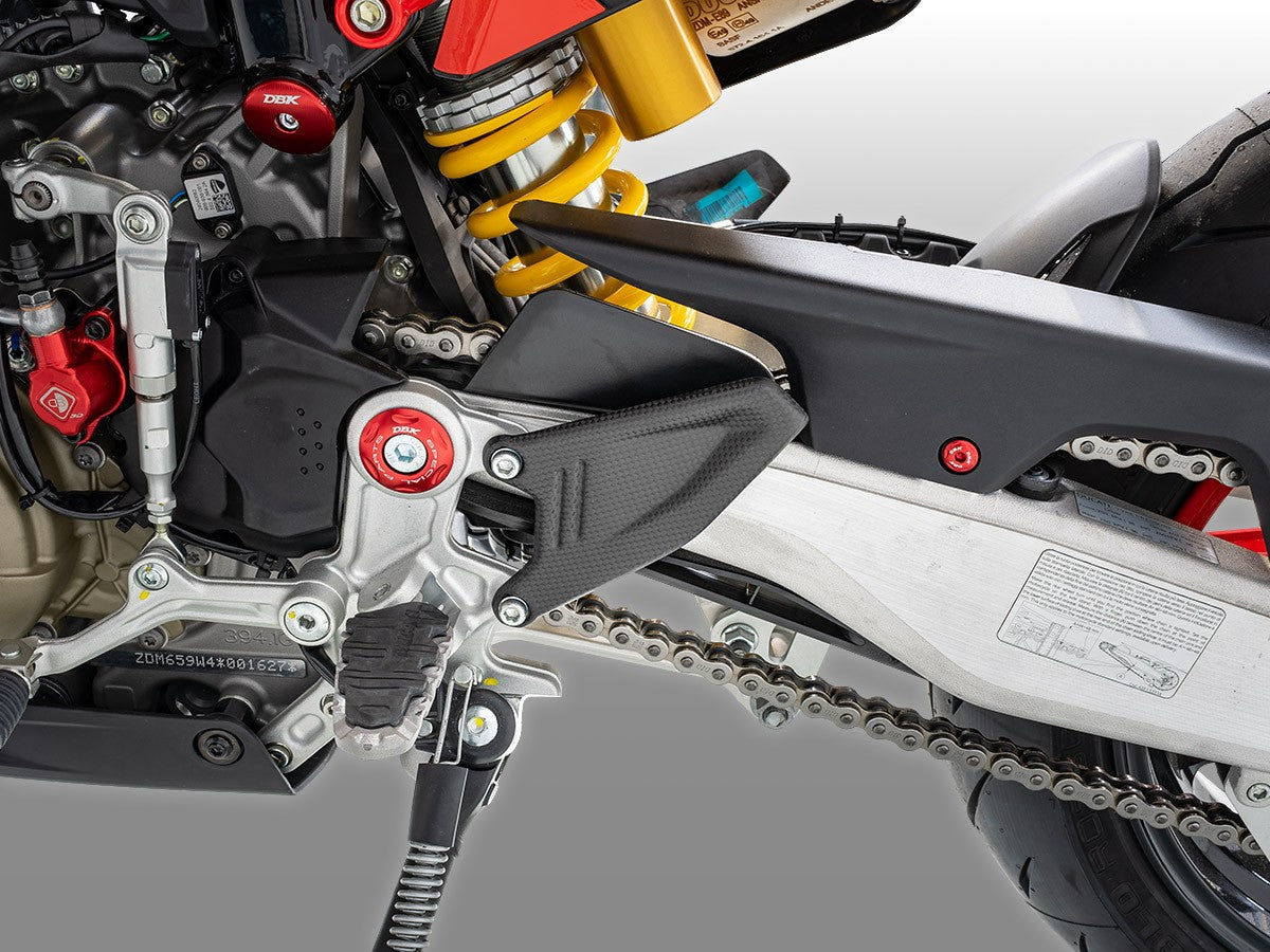 CRB169O - HM 698 MONO MATT CARBON HEEL GUARDS