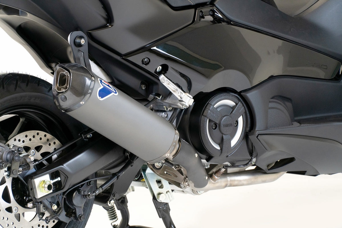 Y12609400IGC Termignoni Full Exhaust Titanium Grey Yamaha T-Max