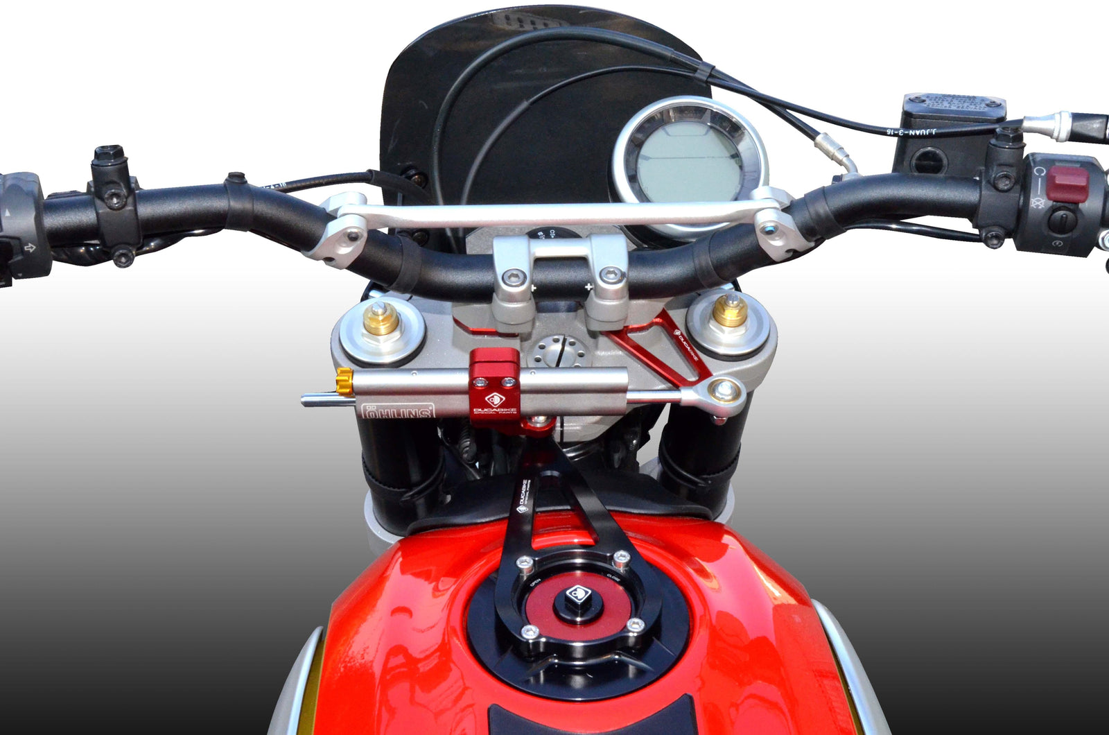 SAS14 - SCRAMBLER DESERTSLED  KIT MOUNT STEERING DAMPER