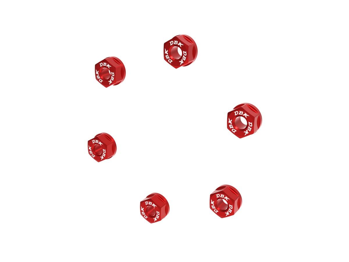 6DSB05  - NUTS SET REAR SPROCKET CARRIER M10x1.25