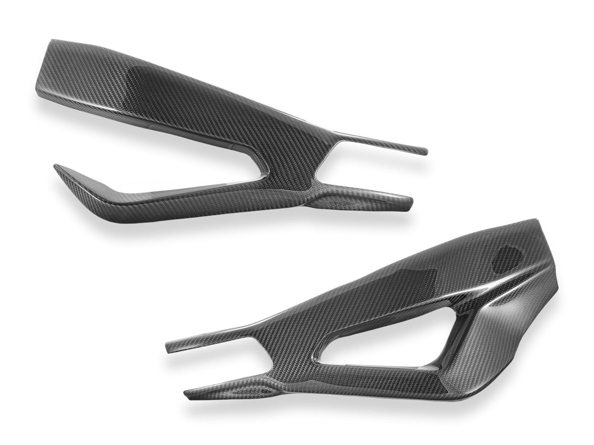 CRB83L - BMW S1000RR GLOSSY CARBON SWINGARM COVERS