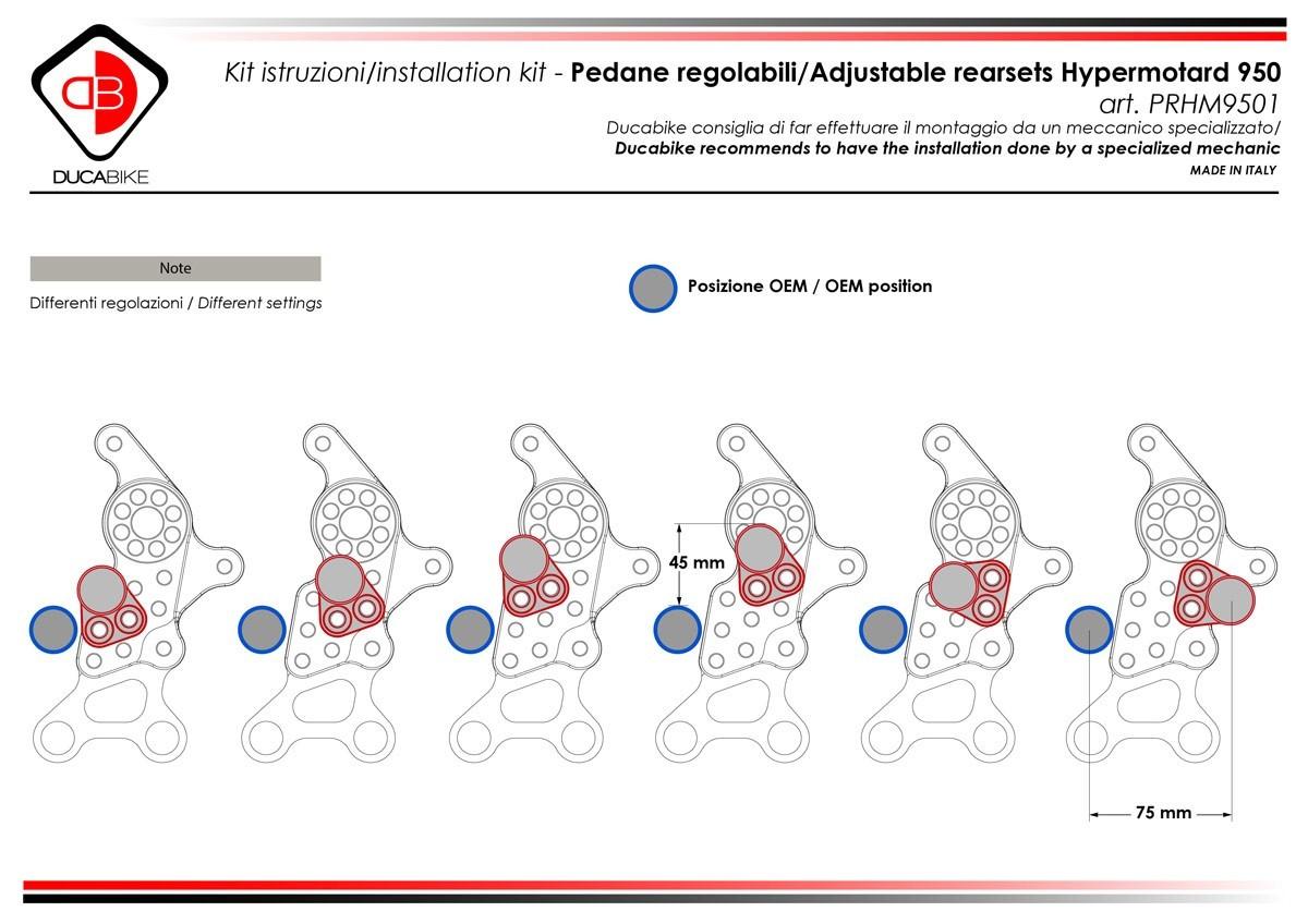 PRHM9501 - HM 950 ADJUSTABLE REARSET