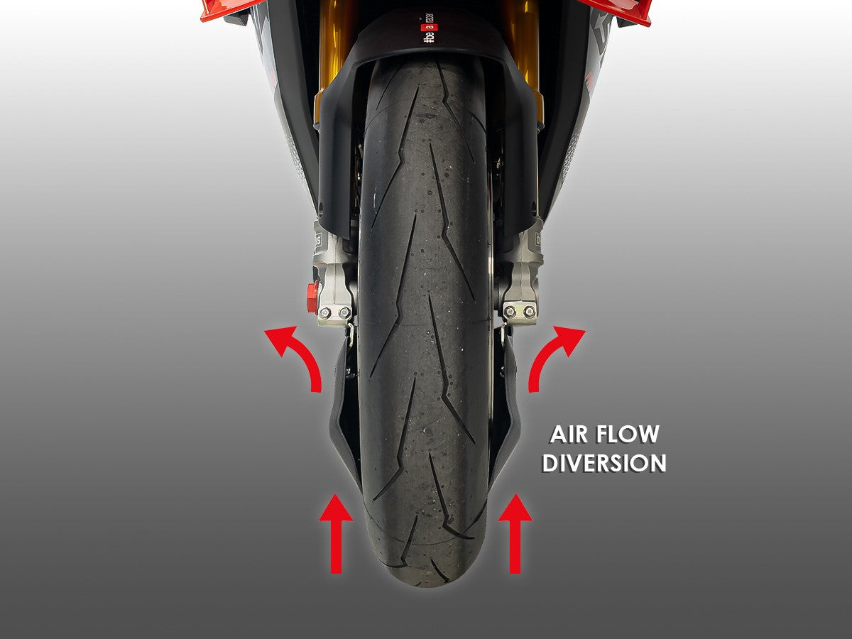 Aprilia Front Aerodynamic Deflector Kit Ohlins Forks