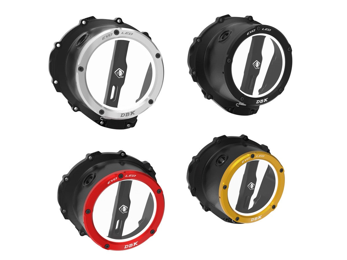 CCDVL19 - TRIUMPH 765 CLEAR CLUTCH COVER LED OIL BATH 3D-EVO