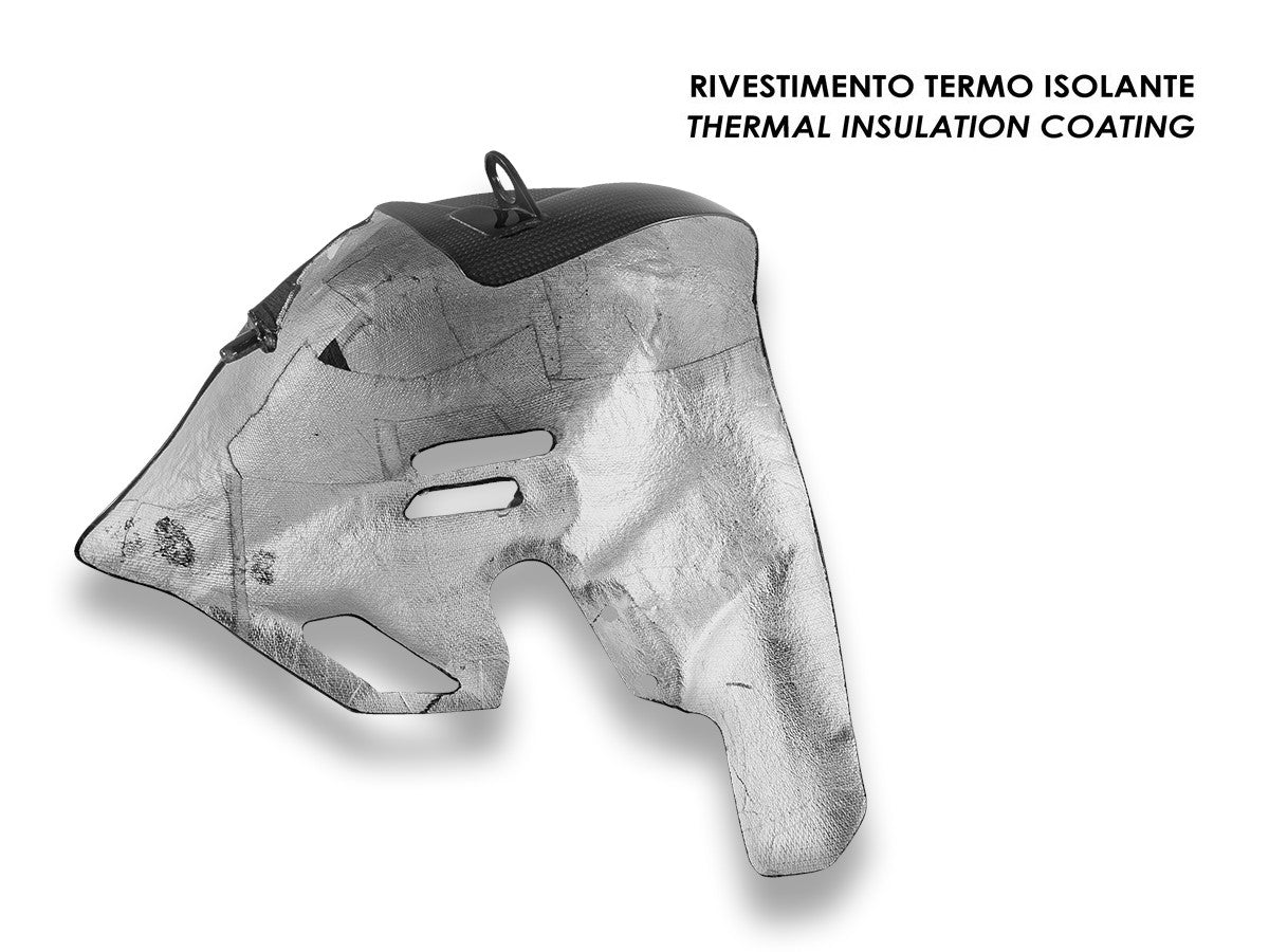 CRB230L - PANIGALE V4 (2025) GLOSSY CARBON EXHAUST COVER