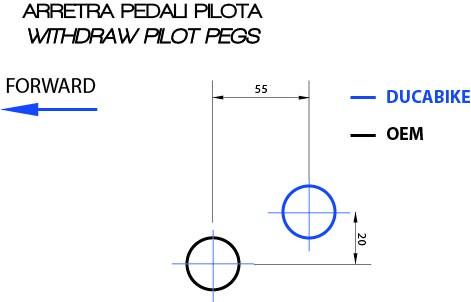 PAP03D - BACKWARDS KIT REARSET XDIAVEL