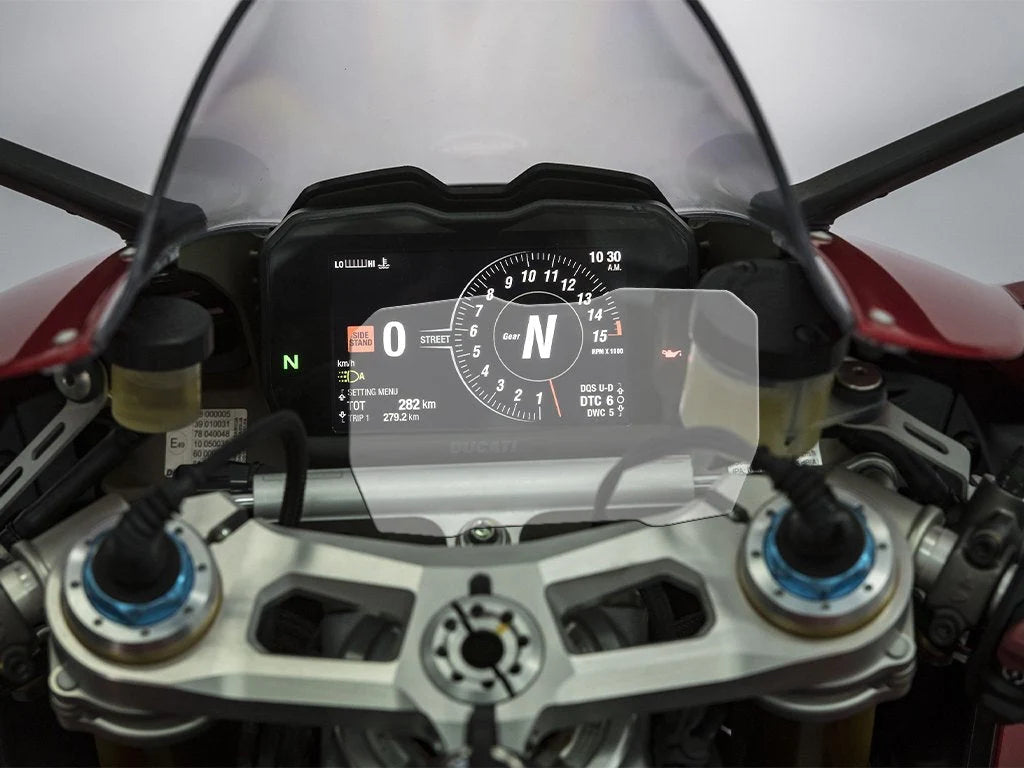 Shieldotron Ducati Panigale / Streetfighter V4 2018-2024 Instrument Cluster Screen Protector